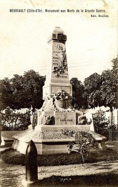 MEURSAULT (Côte d'Or). Monument aux Morts de la Grande Guerre (titre inscrit)_0