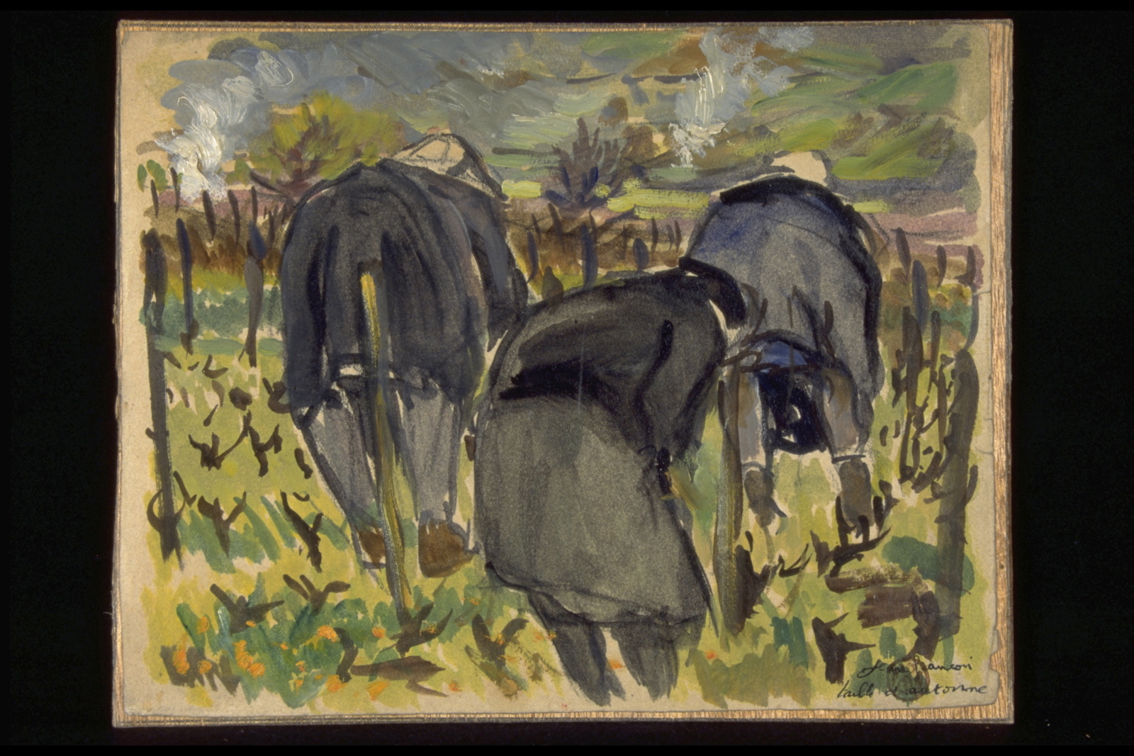 Taille d’automne (titre inscrit), Jean François, 1952