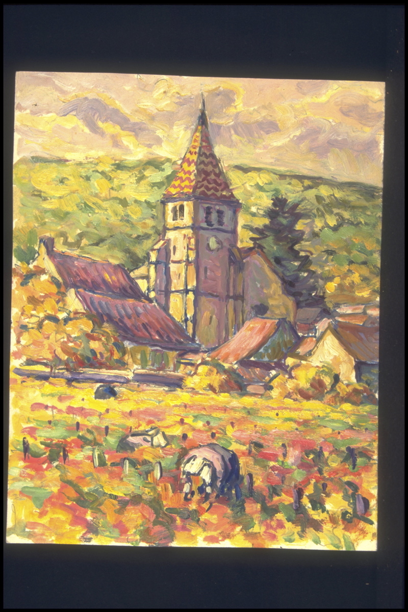 Fixin, grapillage (titre inscrit, au verso), Jean François