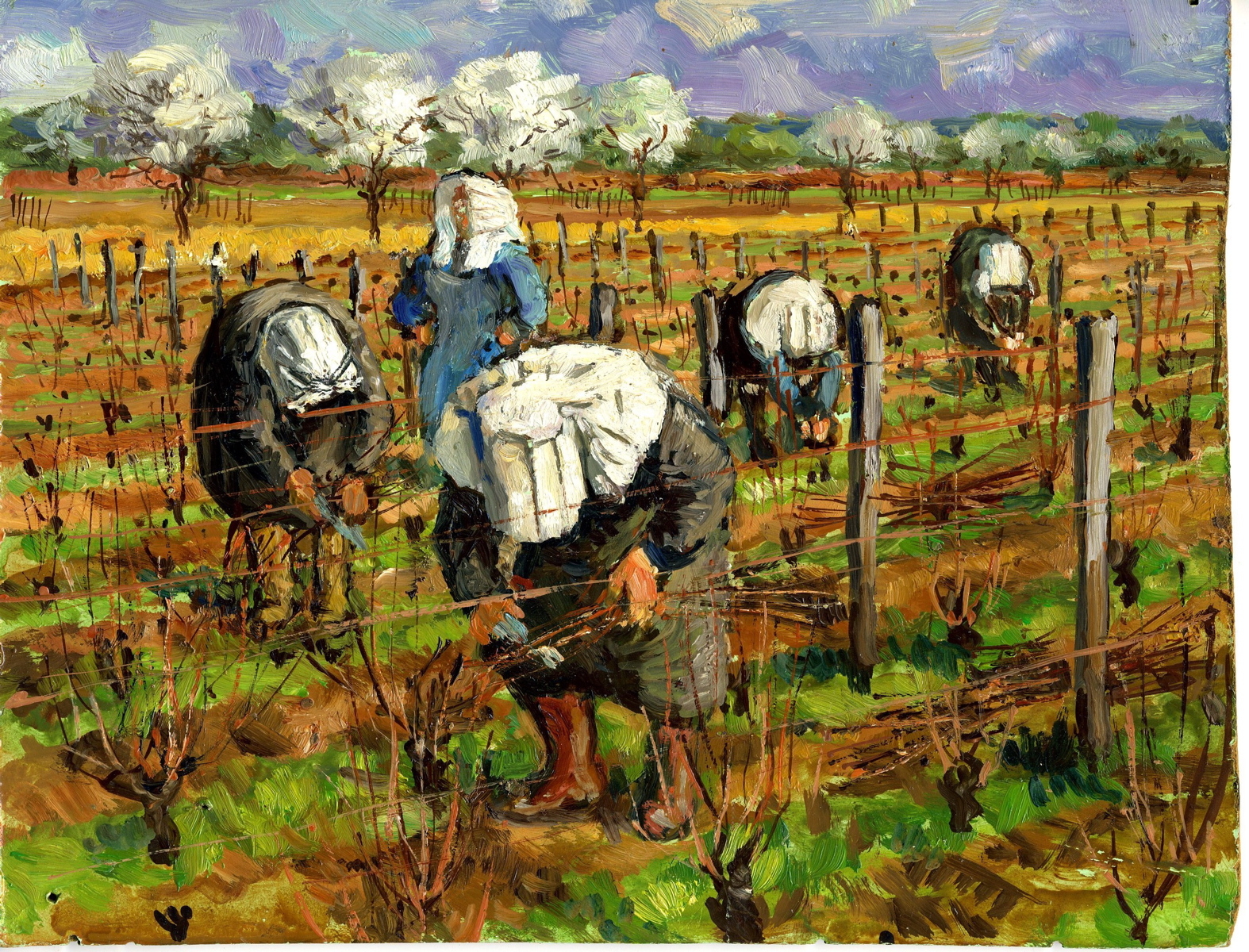 Taille de printemps, grande coiffe (titre inscrit, au verso), Jean François