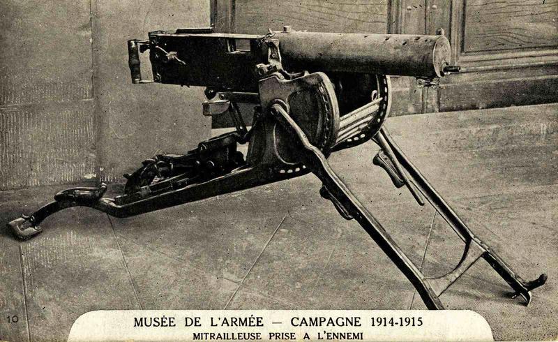 MUSEE DE L'ARMEE - CAMPAGNE 1914-1915 / - MITRAILLEUSE PRISE A L'ENNEMI (titre inscrit)_0