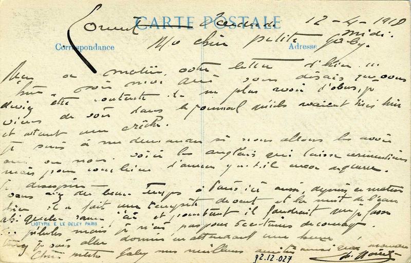 1914-15... VERMELLES (Pas-de-Calais) / L'Eglise / 1914-15.... VERMELLES (Pas-de-Calais) / The church (titre inscrit, anglais)_1