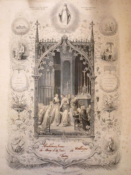 image pieuse, 1863