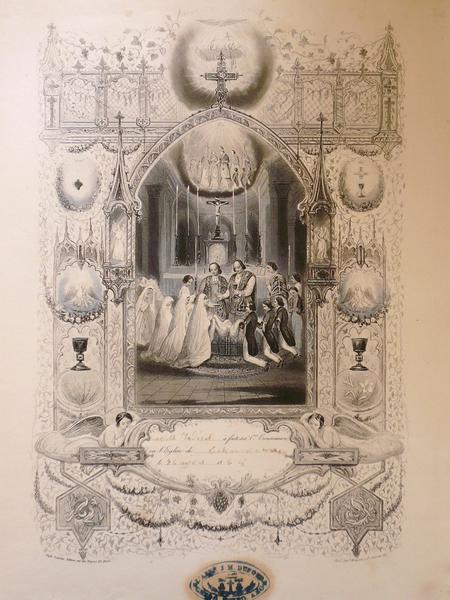image pieuse, 1868