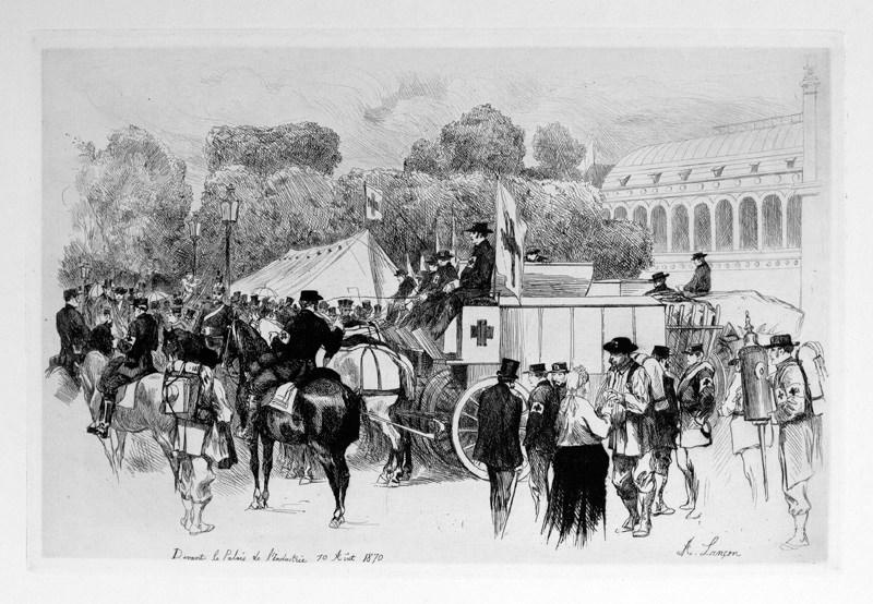 Devant le Palais de l'Industrie 10 Août 1870_0