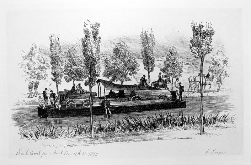 Sur le Canal près Le Bar-le-Duc 11 Août 1870_0