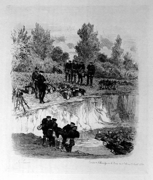 Carrière de Villemontry sur la Route des 3 Fontaines 31 Août 1870_0