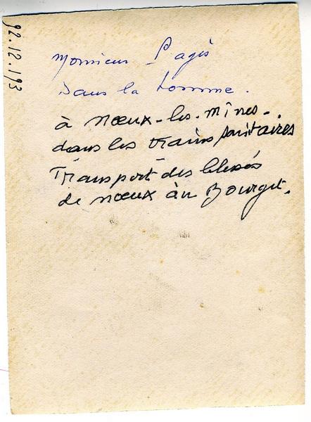 Monsieur Pagès / Dans la Somme (titre manuscrit)_1