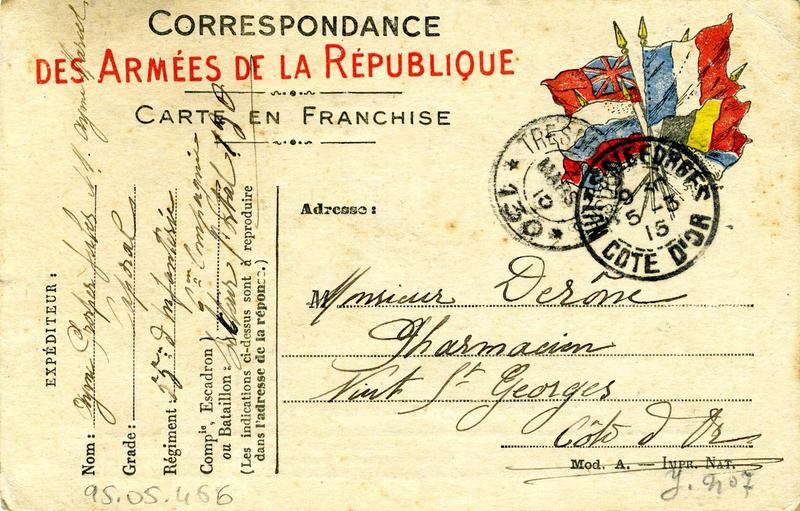 CORRESPONDANCE / DES ARMEES DE LA REPUBLIQUE (titre inscrit)_0