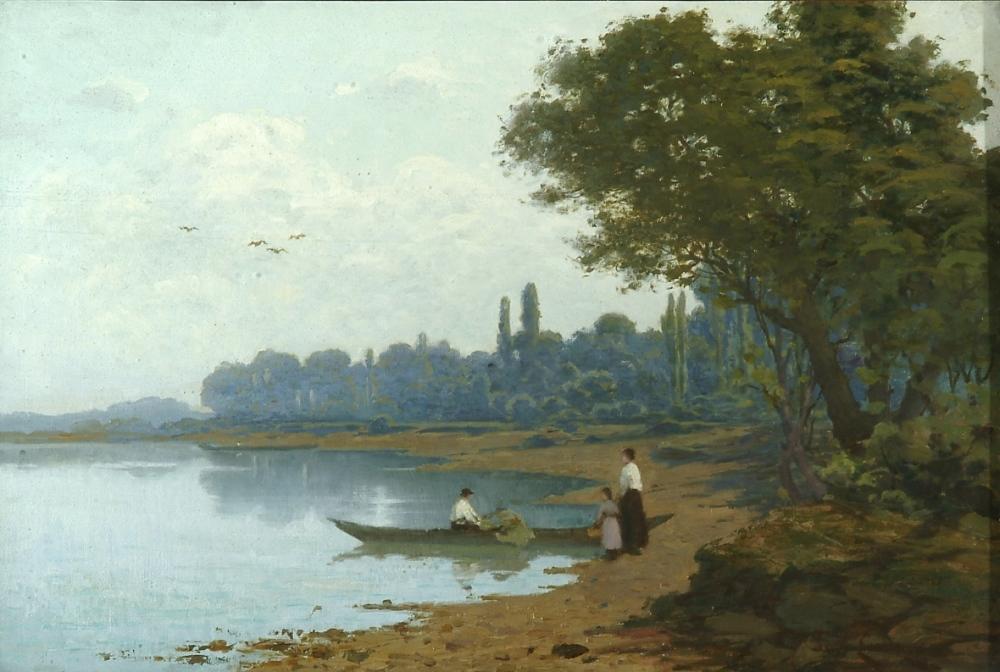 La Loire à St Denis, Jean Laronze, 1932