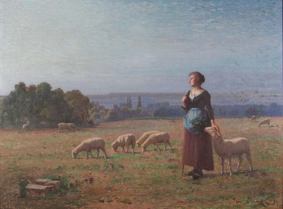 Dans la plaine, Jean Laronze, 1891