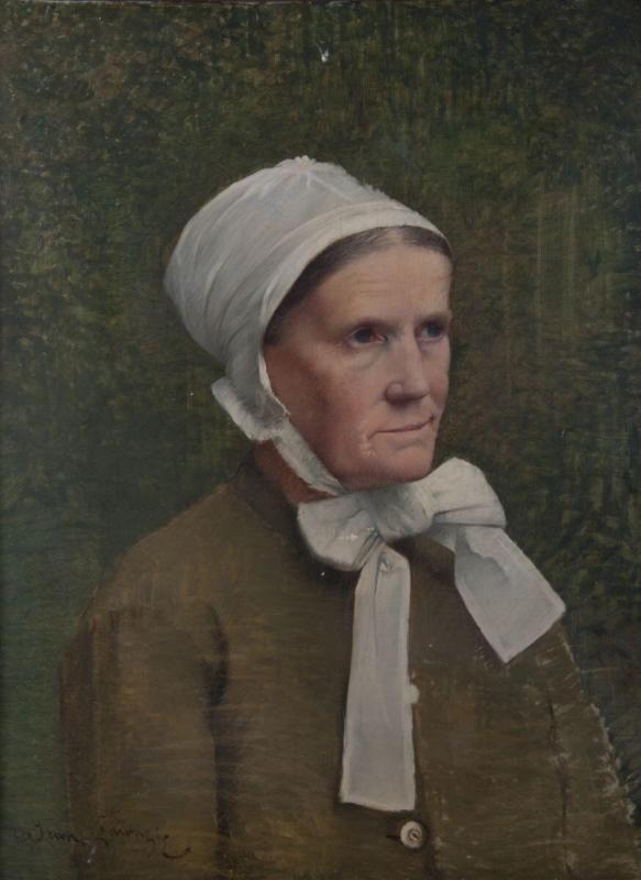 Paysanne charolaise, Jean Laronze, 1869