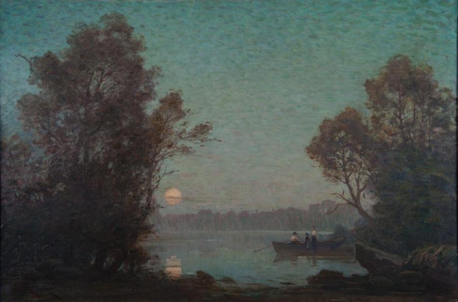 Lever de lune, Jean Laronze, 1er quart 20e siècle