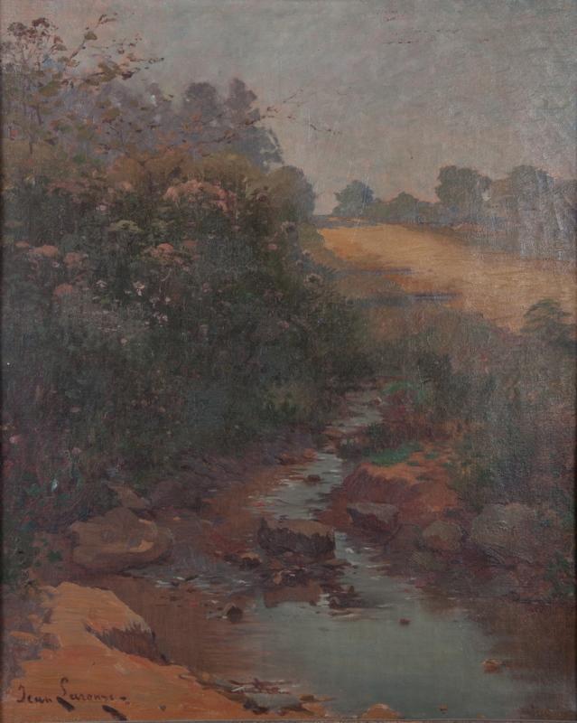 Le ruisseau de la villa, Jean Laronze, 1er quart 20e siècle