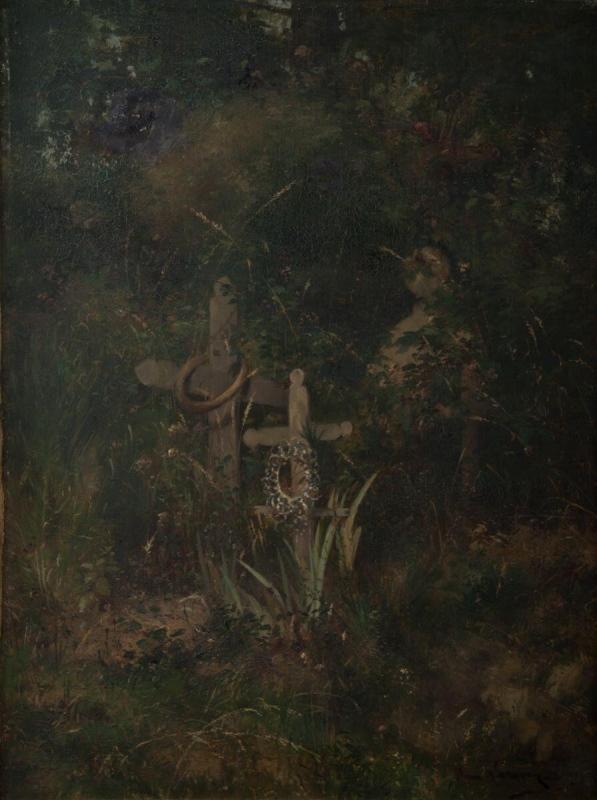 L'herbe cache, la pluie efface, Jean Laronze, 1885