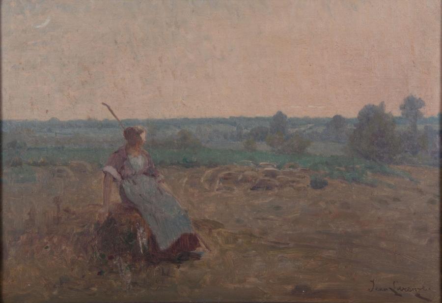 Bergère assise, Jean Laronze, 4e quart 19e siècle, 1ère moitié 20e siècle