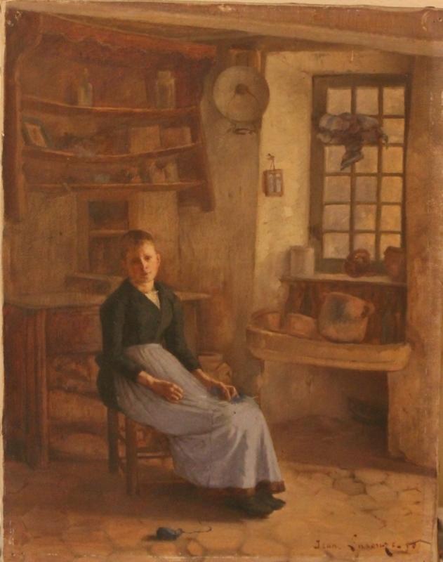 Jeunesse et pauvreté Hérouville, Jean Laronze, 1890
