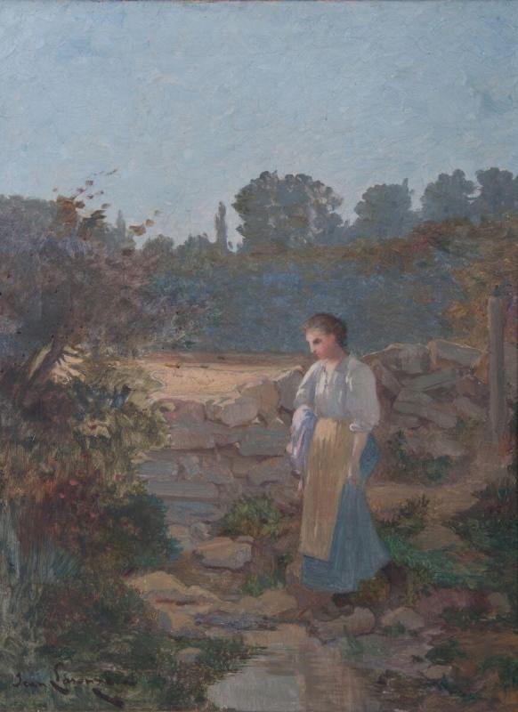 Passage du ruisseau, Jean Laronze, 4e quart 19e siècle, 1ère moitié 20e siècle