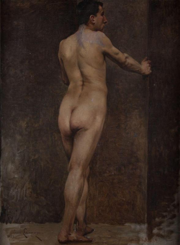 Lutteur italien (académie), Jean Laronze, 1886