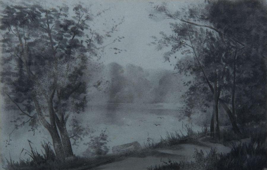 La Loire à Diou, Jean Laronze, 1902 vers