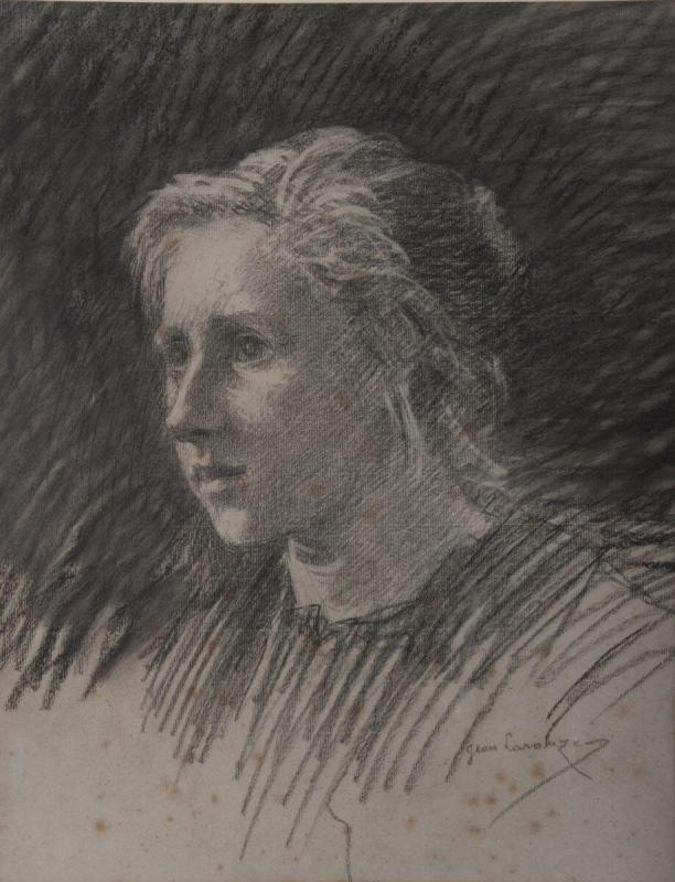 Tête de jeune fille, Jean Laronze, 1er quart 20e siècle
