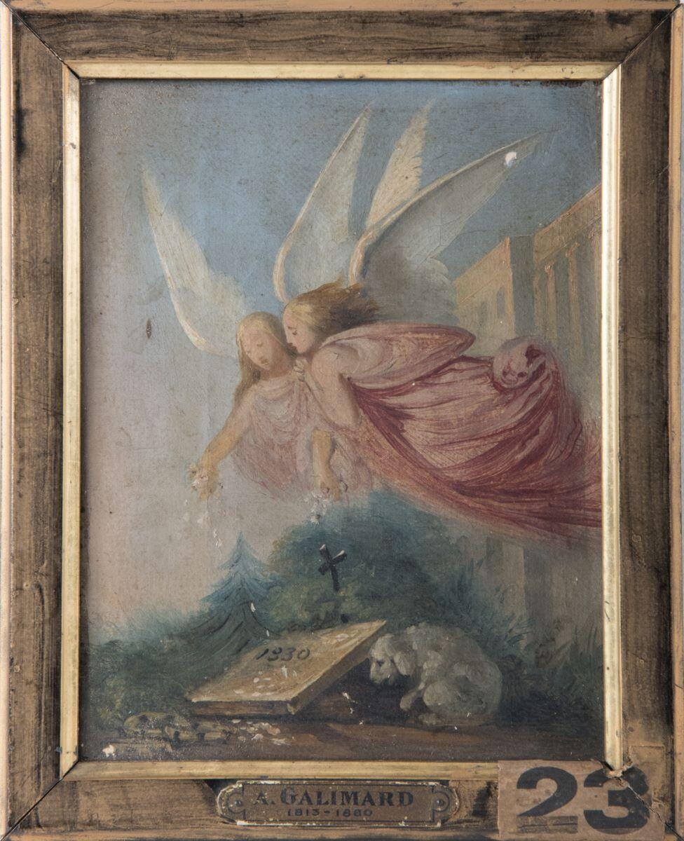 Anges (étude), Auguste Galimard, 1830