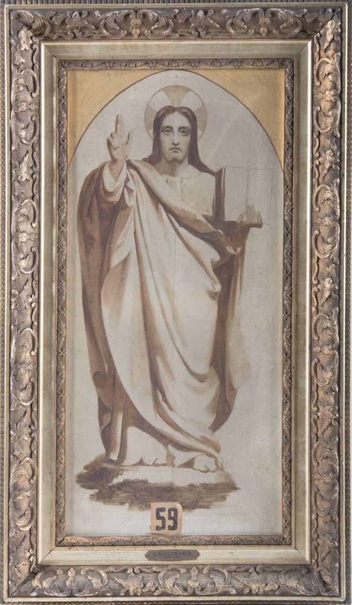 le Christ, étude, Auguste Galimard, 19e siècle