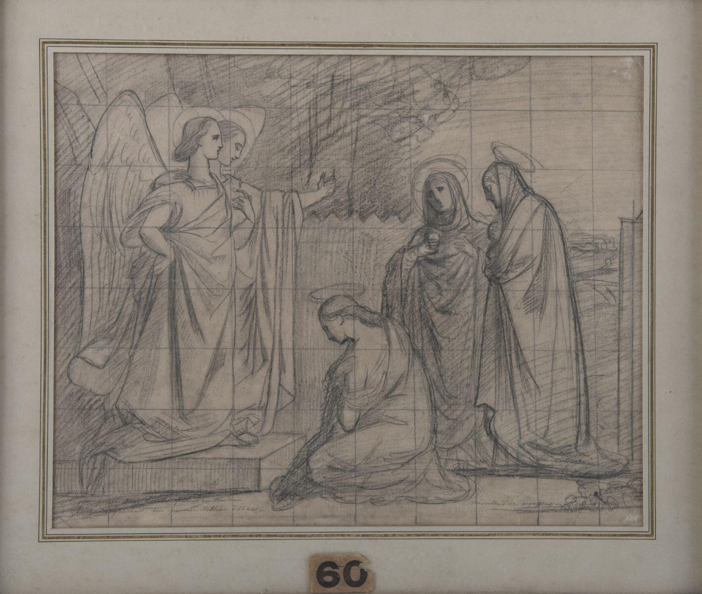 Les saintes femmes au tombeau, Auguste Galimard, 1835 vers