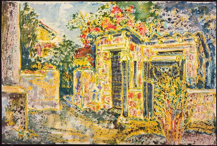 Poulailler aux roses-pompon_0