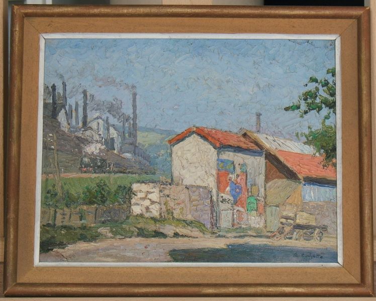 Le Creusot. Le long de la voie ferrée, Raymond Rochette, 1928