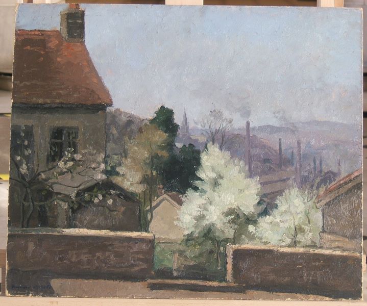 La Plaine des Riaux (titre factice), Raymond Rochette, 1936