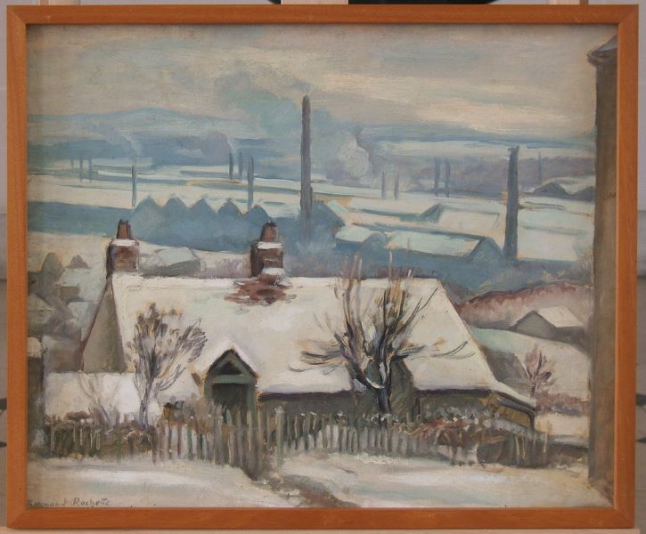 Hiver au Creusot (titre factice), Raymond Rochette, 1946 vers
