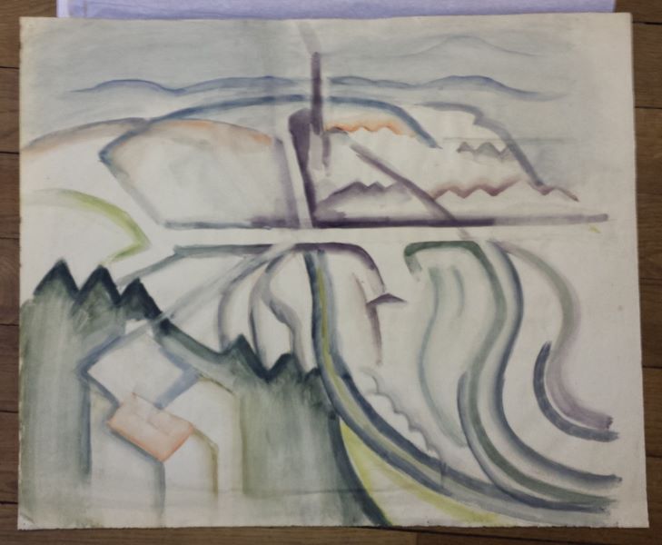 Les usines du Creusot (titre factice), Raymond Rochette, 1948