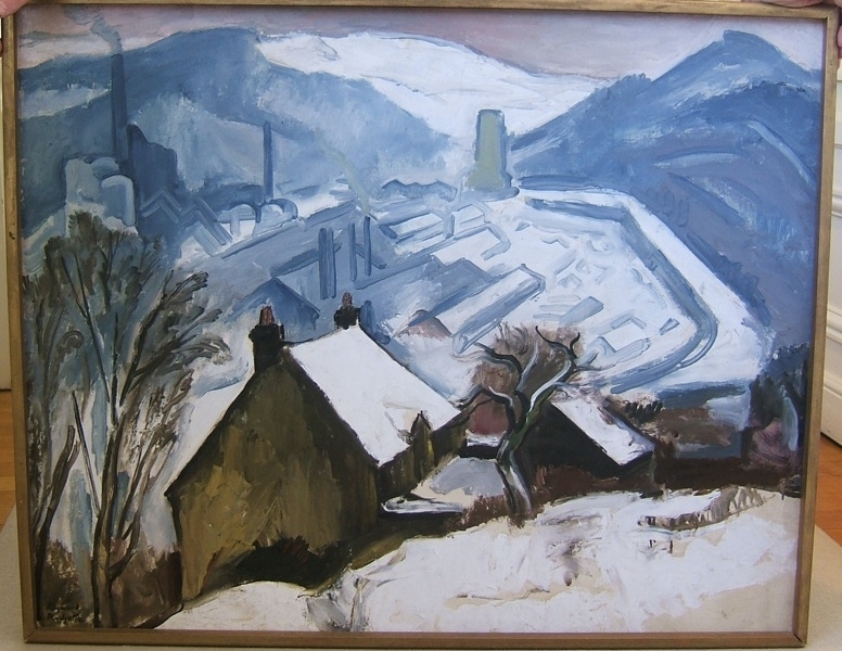 Neige au Creusot, Raymond Rochette, 1952