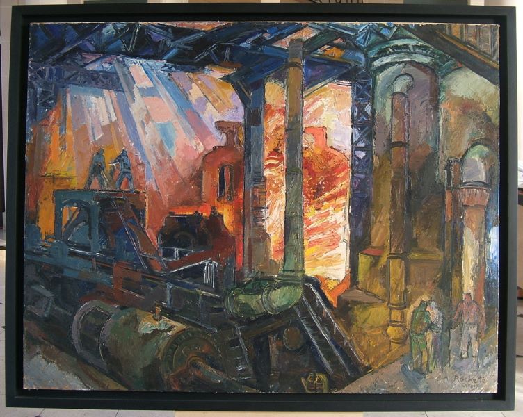 La Machine à vapeur du blooming, Raymond Rochette, 1955