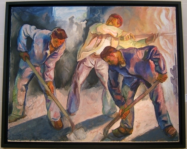 Les Chauffeurs ou Les Pelleteurs, Raymond Rochette, 1955