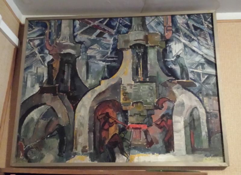 L’un des trois marteaux-pilons des bandages, Raymond Rochette, 1959