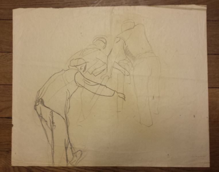 La manoeuvre (titre factice), Raymond Rochette, 1950