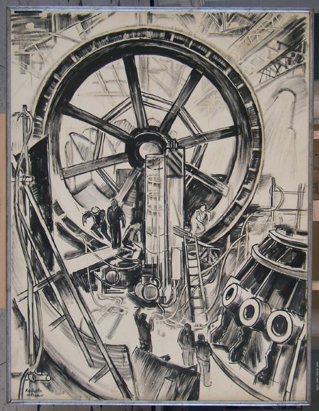 Grand tambour vertical, Raymond Rochette, 1976