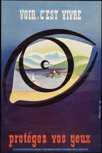 VOIR C'EST VIVRE, PROTEGEZ VOS YEUX, Trochon, 1966