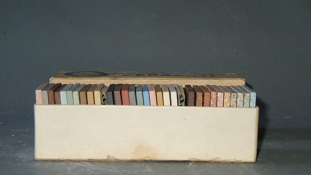 Échantillon, carreau de revêtement, lot, 30_3