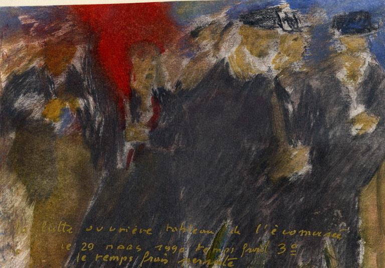 La lutte ouvrière, tableau de l'écomusée_0