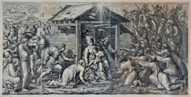 Adoration des Mages — Bartoli, Pietro Sante