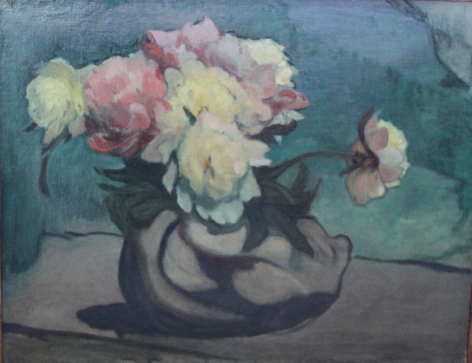Pivoines dans un vase, Wladyslaw Slewinski, 1899 vers