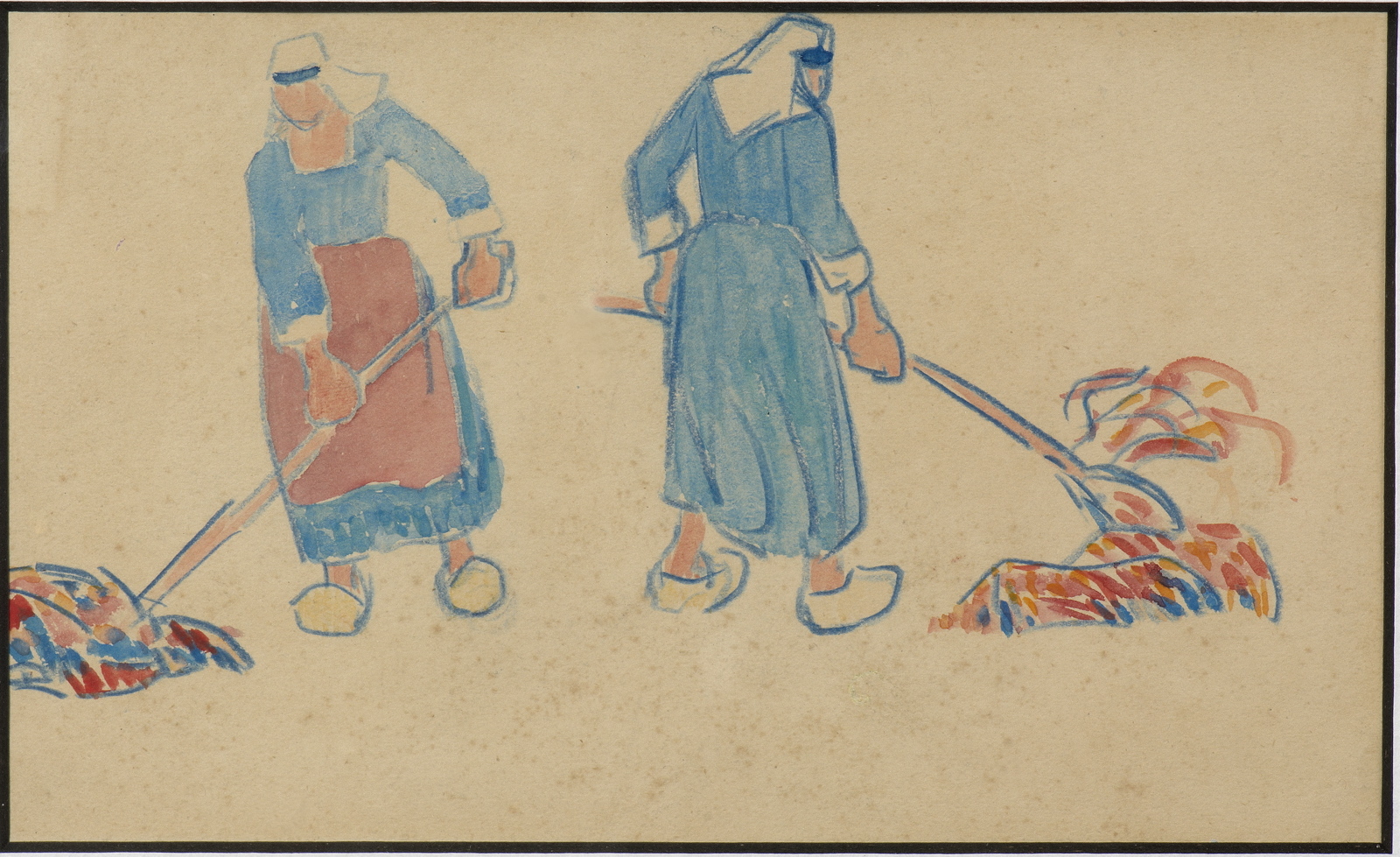 Etude pour Les Goémoniers, André Jolly, 1910