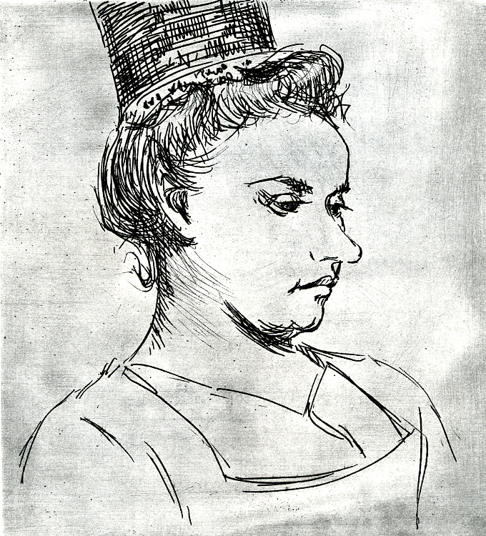 Buste de Bretonne, Roderic O'conor, 1893