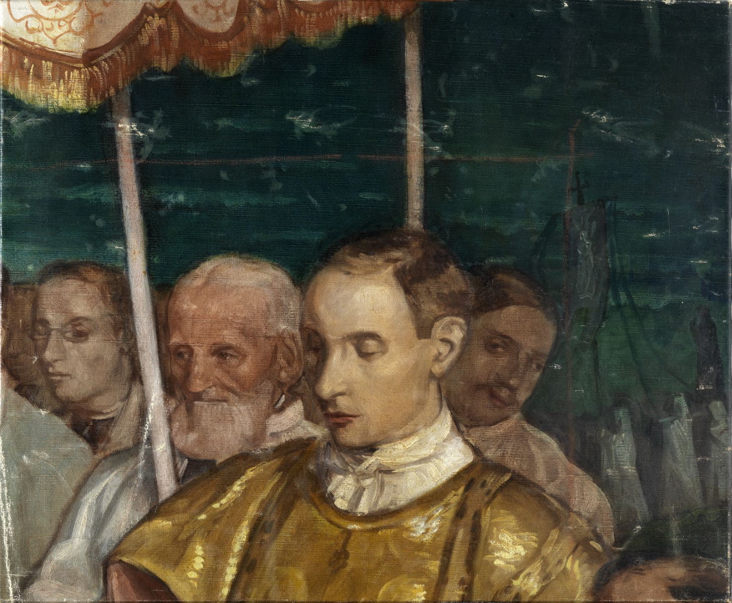 Fragment de "Procession à Villerville", Émile Bernard, 1910 vers