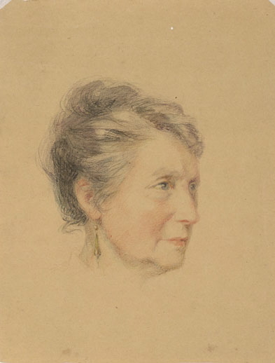 Portrait de Madame Marie Félicité Piriou, Mary Piriou-Bazin, 1900 vers