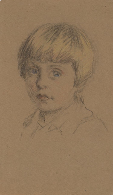 Jean Rigoussen enfant, Mary Piriou-Bazin, 1925 vers