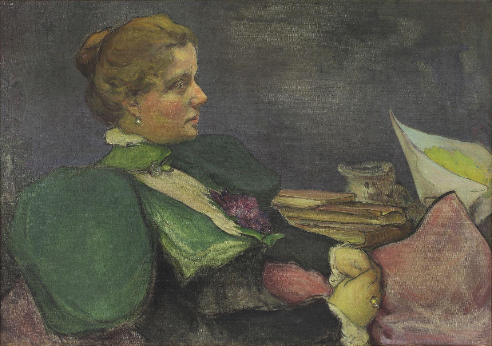 Portrait de Marie Schewtzoff, Wladyslaw Slewinski, 1897 vers